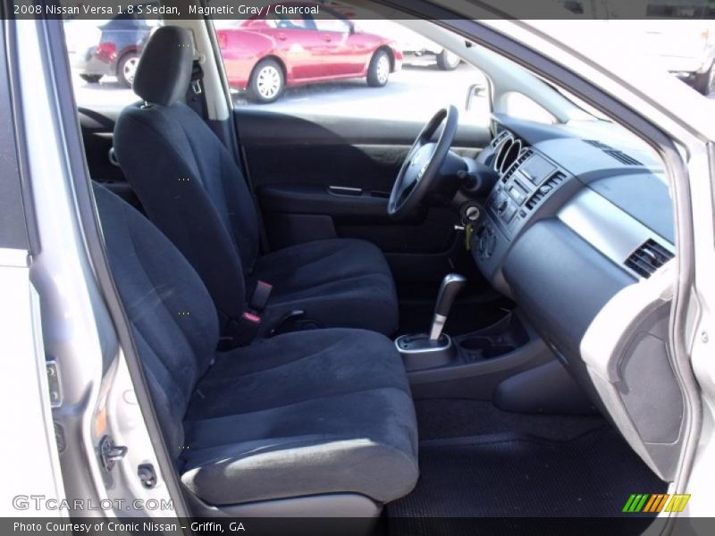 Magnetic Gray / Charcoal 2008 Nissan Versa 1.8 S Sedan