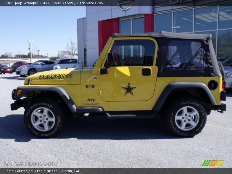 Solar Yellow / Dark Slate Gray 2006 Jeep Wrangler X 4x4