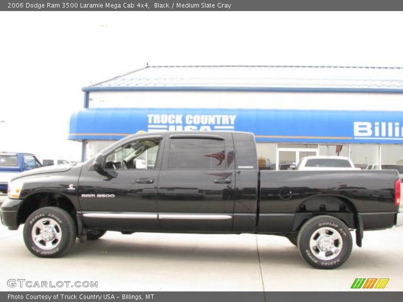 Black / Medium Slate Gray 2006 Dodge Ram 3500 Laramie Mega Cab 4x4