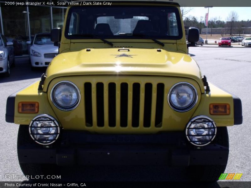 Solar Yellow / Dark Slate Gray 2006 Jeep Wrangler X 4x4