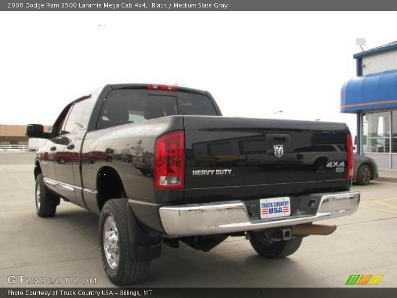 Black / Medium Slate Gray 2006 Dodge Ram 3500 Laramie Mega Cab 4x4
