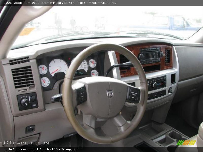 Black / Medium Slate Gray 2006 Dodge Ram 3500 Laramie Mega Cab 4x4