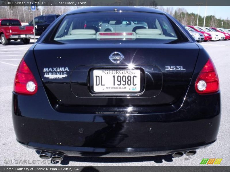 Super Black / Frost 2007 Nissan Maxima 3.5 SL
