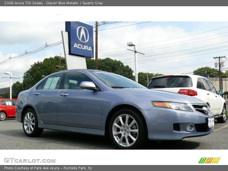 Glacier Blue Metallic / Quartz Gray 2008 Acura TSX Sedan