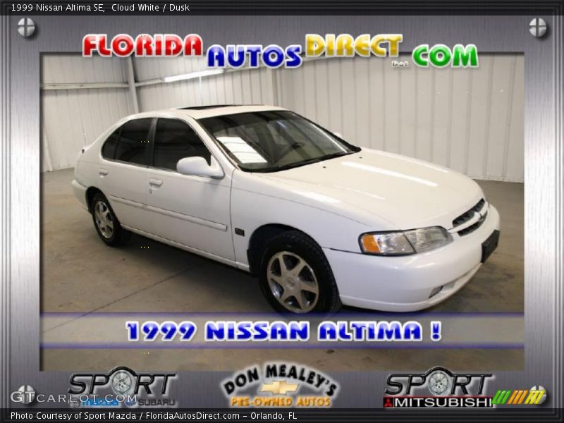Cloud White / Dusk 1999 Nissan Altima SE