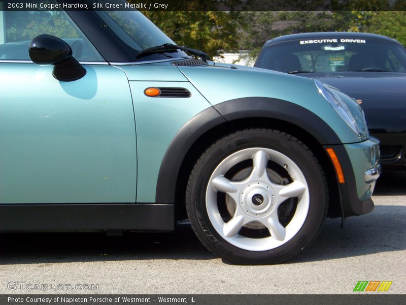 Silk Green Metallic / Grey 2003 Mini Cooper Hardtop