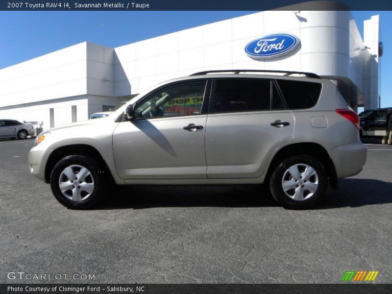 Savannah Metallic / Taupe 2007 Toyota RAV4 I4