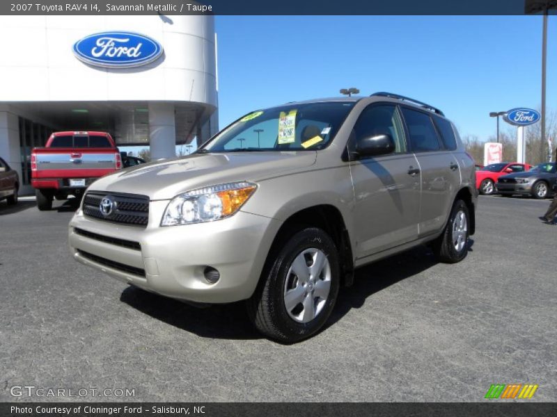Savannah Metallic / Taupe 2007 Toyota RAV4 I4