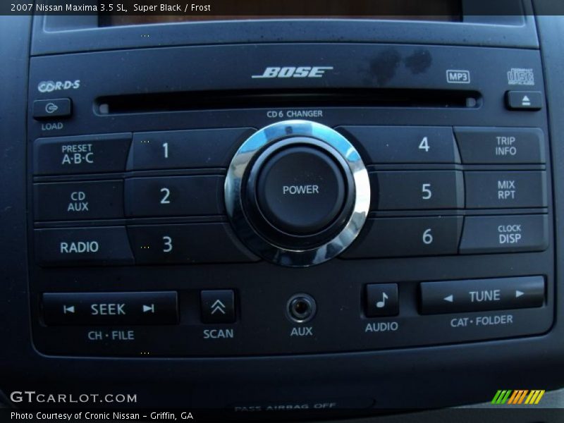 Super Black / Frost 2007 Nissan Maxima 3.5 SL