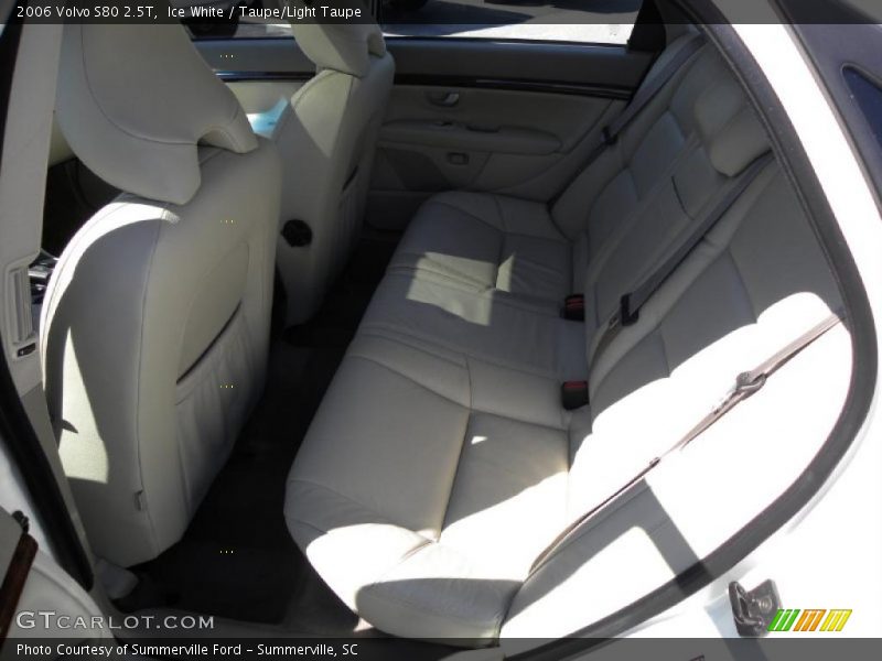 Ice White / Taupe/Light Taupe 2006 Volvo S80 2.5T