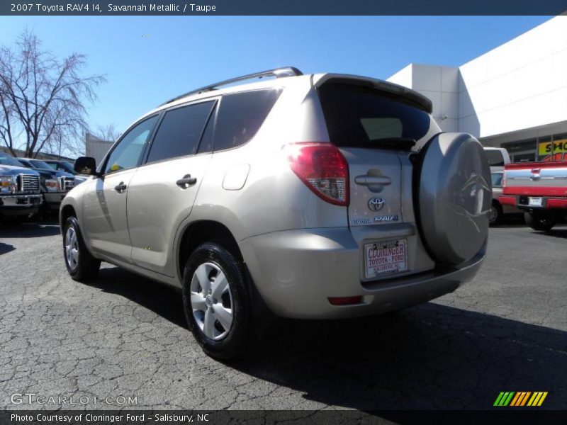 Savannah Metallic / Taupe 2007 Toyota RAV4 I4