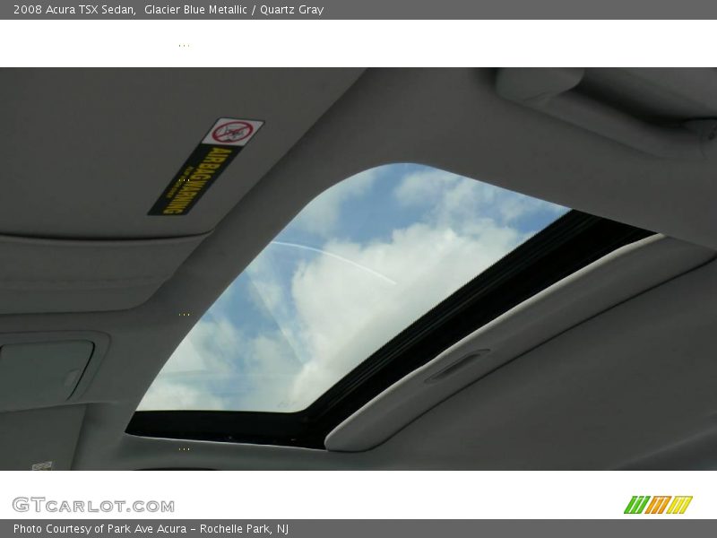 Glacier Blue Metallic / Quartz Gray 2008 Acura TSX Sedan