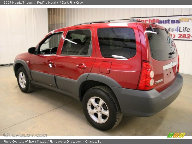 Redfire Metallic / Dark Flint Gray 2005 Mazda Tribute i