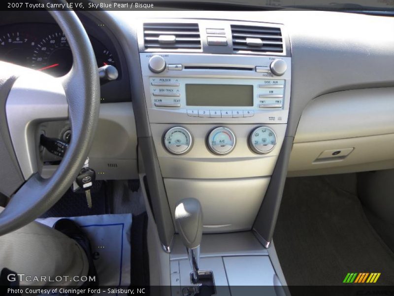 Sky Blue Pearl / Bisque 2007 Toyota Camry LE V6
