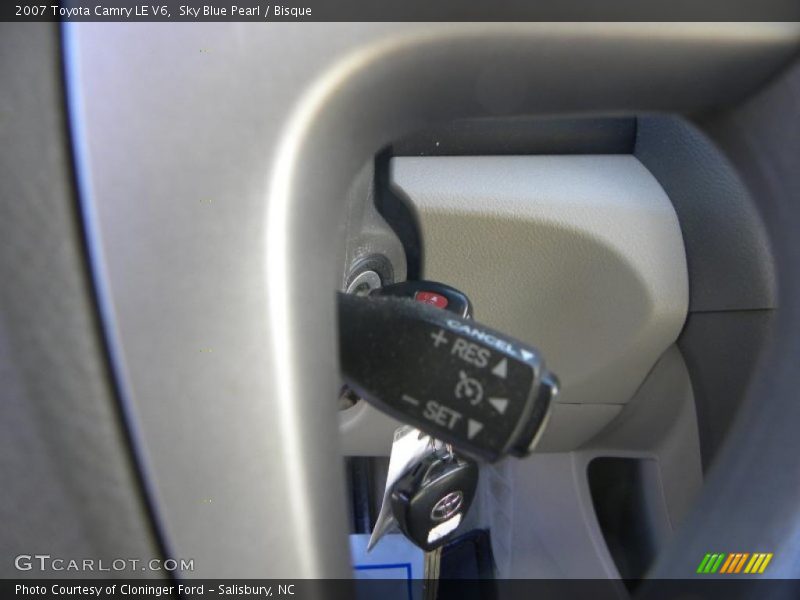 Sky Blue Pearl / Bisque 2007 Toyota Camry LE V6