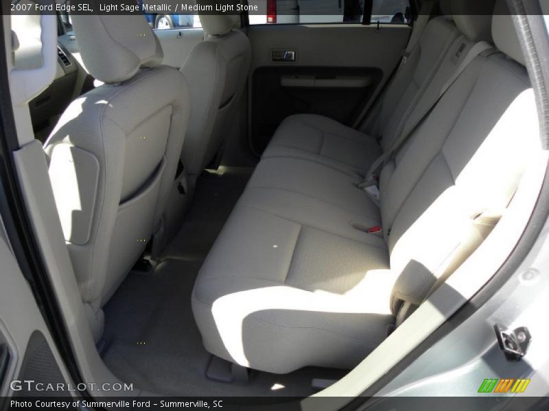 Light Sage Metallic / Medium Light Stone 2007 Ford Edge SEL