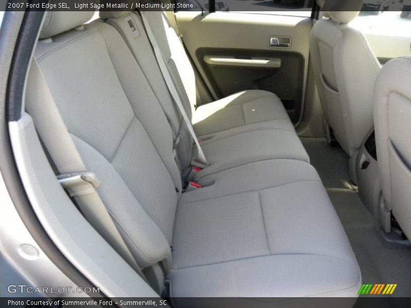 Light Sage Metallic / Medium Light Stone 2007 Ford Edge SEL