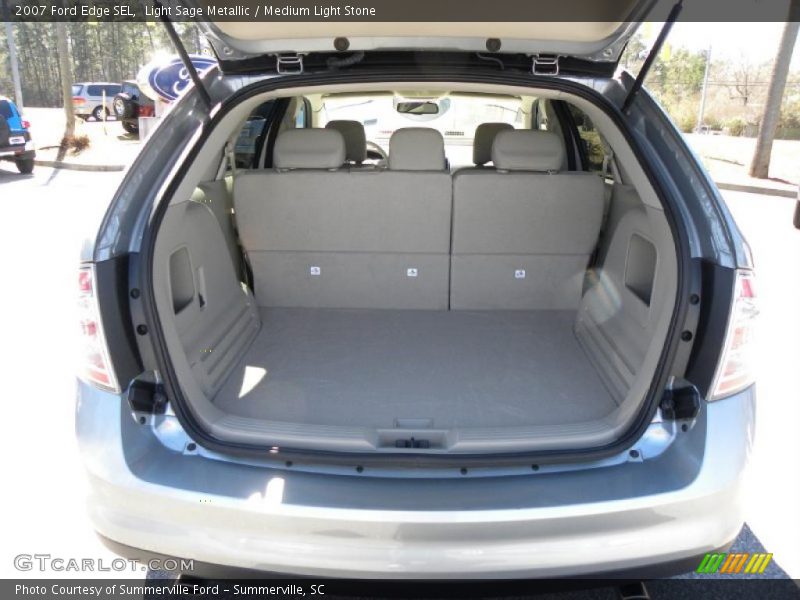 Light Sage Metallic / Medium Light Stone 2007 Ford Edge SEL