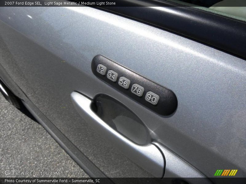 Light Sage Metallic / Medium Light Stone 2007 Ford Edge SEL