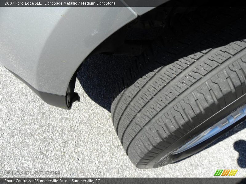Light Sage Metallic / Medium Light Stone 2007 Ford Edge SEL