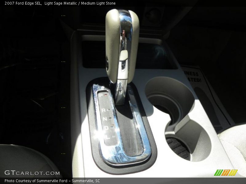 Light Sage Metallic / Medium Light Stone 2007 Ford Edge SEL
