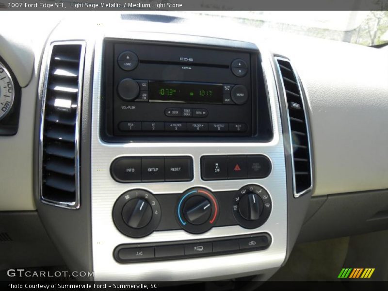 Light Sage Metallic / Medium Light Stone 2007 Ford Edge SEL