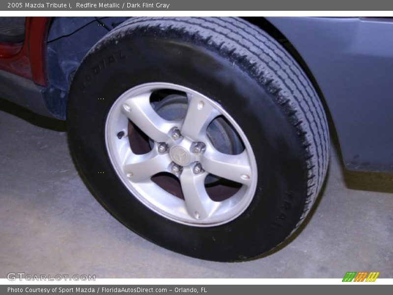 Redfire Metallic / Dark Flint Gray 2005 Mazda Tribute i