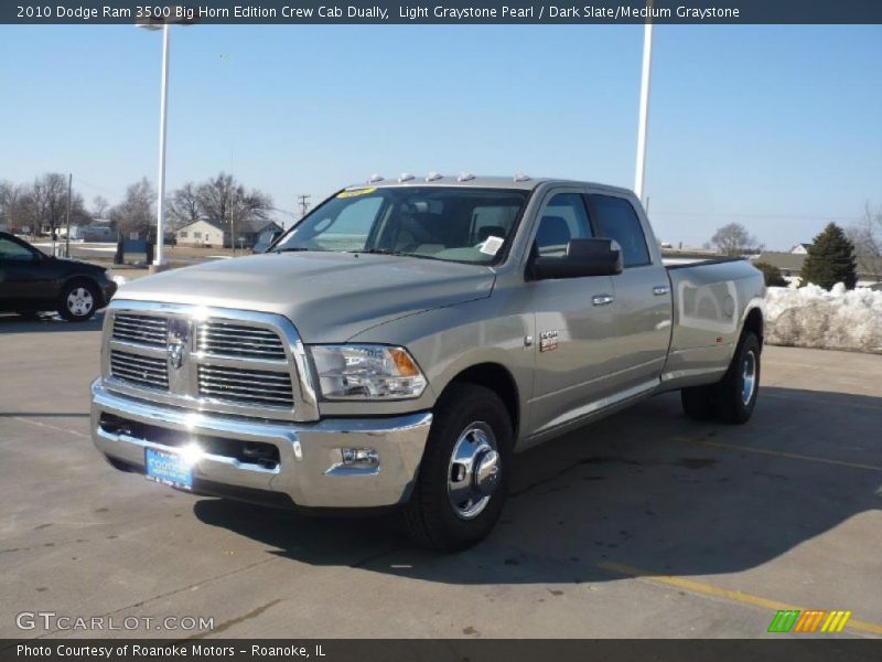 Light Graystone Pearl / Dark Slate/Medium Graystone 2010 Dodge Ram 3500 Big Horn Edition Crew Cab Dually