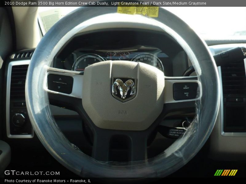 Light Graystone Pearl / Dark Slate/Medium Graystone 2010 Dodge Ram 3500 Big Horn Edition Crew Cab Dually