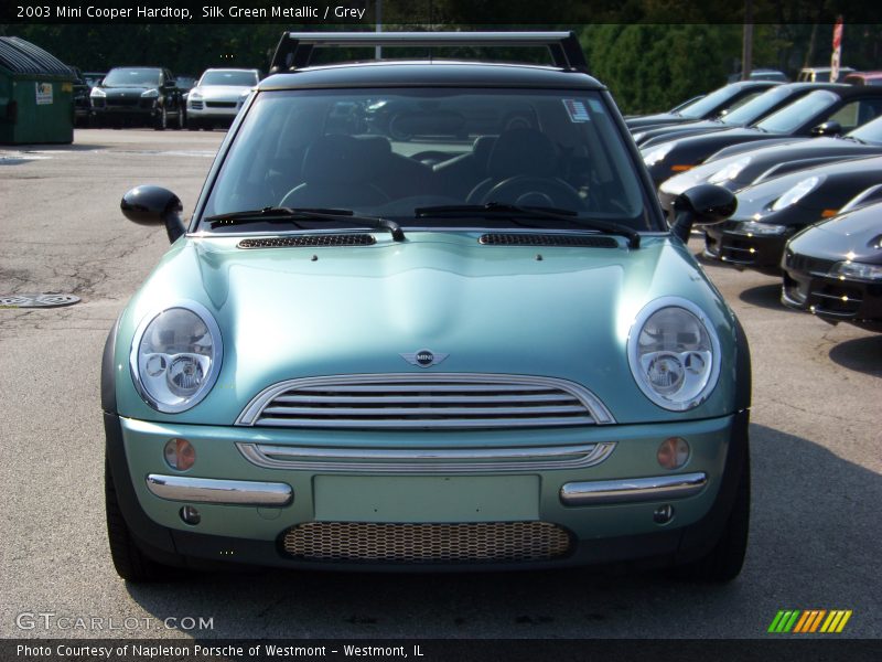 Silk Green Metallic / Grey 2003 Mini Cooper Hardtop