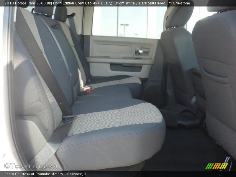 Bright White / Dark Slate/Medium Graystone 2010 Dodge Ram 3500 Big Horn Edition Crew Cab 4x4 Dually