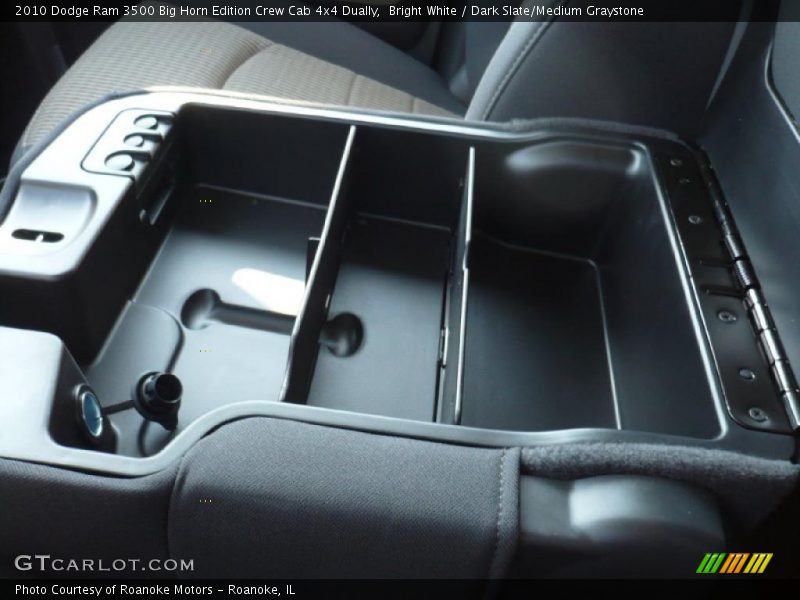 Bright White / Dark Slate/Medium Graystone 2010 Dodge Ram 3500 Big Horn Edition Crew Cab 4x4 Dually