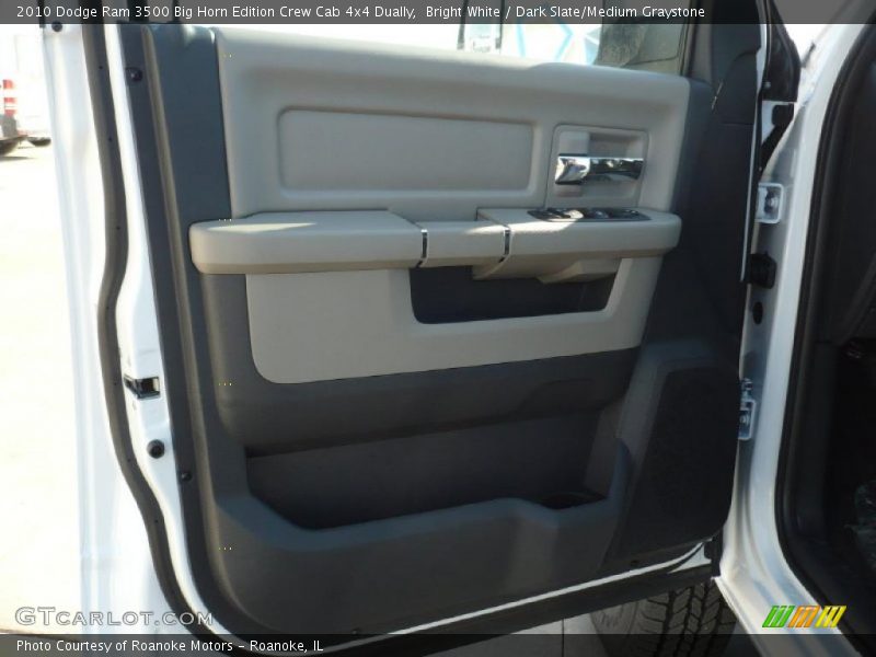 Bright White / Dark Slate/Medium Graystone 2010 Dodge Ram 3500 Big Horn Edition Crew Cab 4x4 Dually