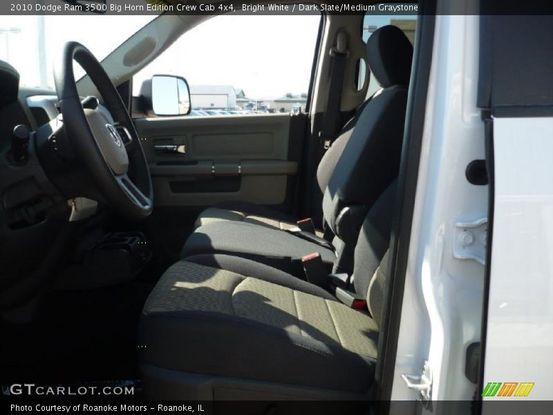 Bright White / Dark Slate/Medium Graystone 2010 Dodge Ram 3500 Big Horn Edition Crew Cab 4x4