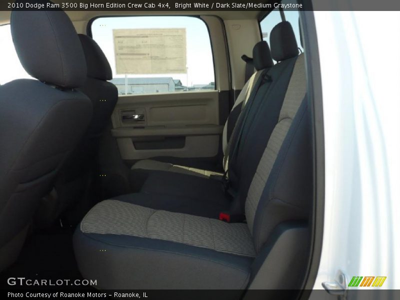 Bright White / Dark Slate/Medium Graystone 2010 Dodge Ram 3500 Big Horn Edition Crew Cab 4x4