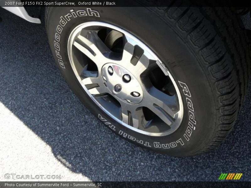 Oxford White / Black 2007 Ford F150 FX2 Sport SuperCrew