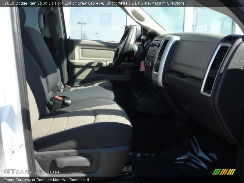 Bright White / Dark Slate/Medium Graystone 2010 Dodge Ram 3500 Big Horn Edition Crew Cab 4x4