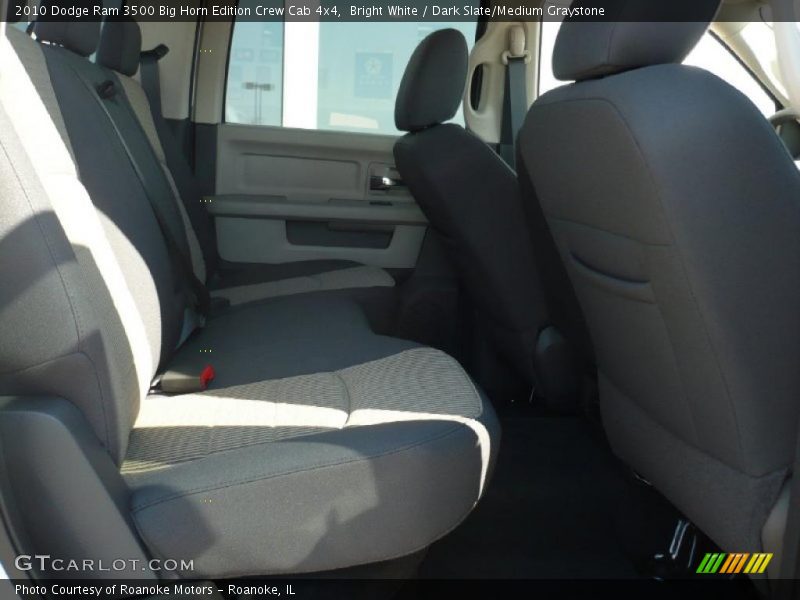 Bright White / Dark Slate/Medium Graystone 2010 Dodge Ram 3500 Big Horn Edition Crew Cab 4x4