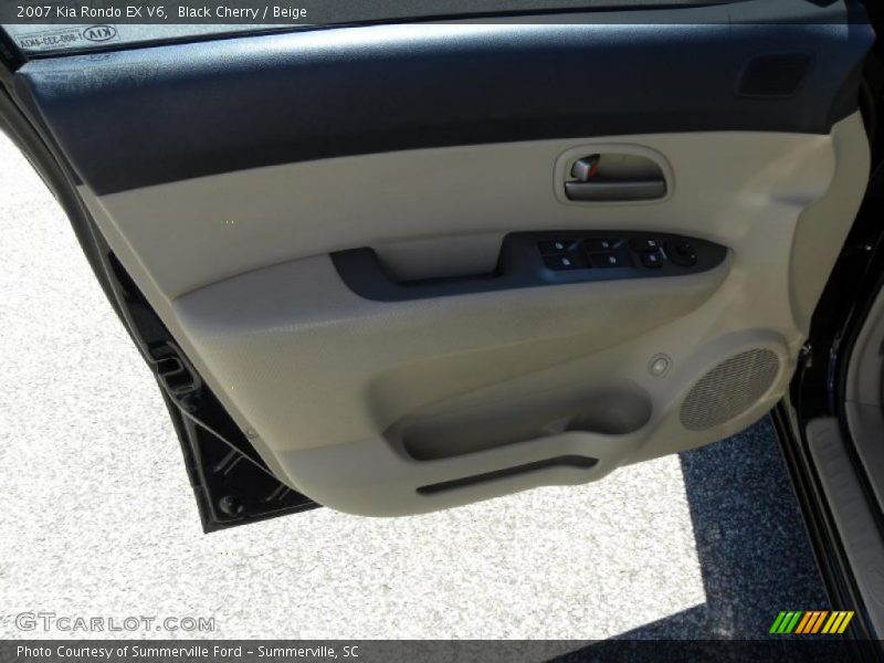 Black Cherry / Beige 2007 Kia Rondo EX V6