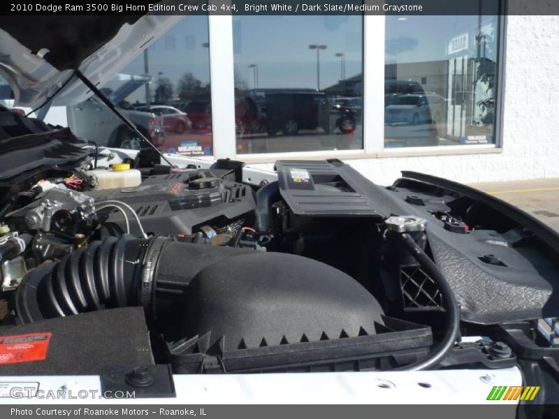 Bright White / Dark Slate/Medium Graystone 2010 Dodge Ram 3500 Big Horn Edition Crew Cab 4x4