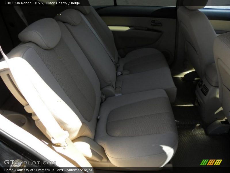 Black Cherry / Beige 2007 Kia Rondo EX V6