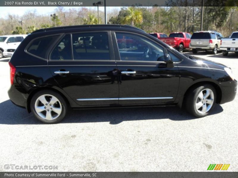 Black Cherry / Beige 2007 Kia Rondo EX V6