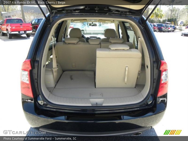 Black Cherry / Beige 2007 Kia Rondo EX V6