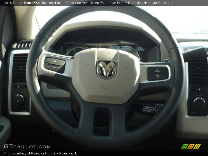 Deep Water Blue Pearl / Dark Slate/Medium Graystone 2010 Dodge Ram 2500 Big Horn Edition Crew Cab 4x4