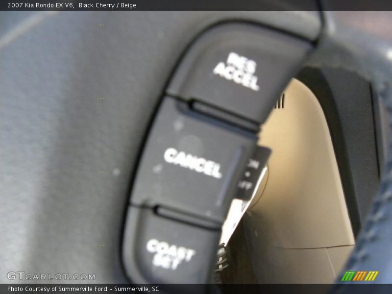 Black Cherry / Beige 2007 Kia Rondo EX V6