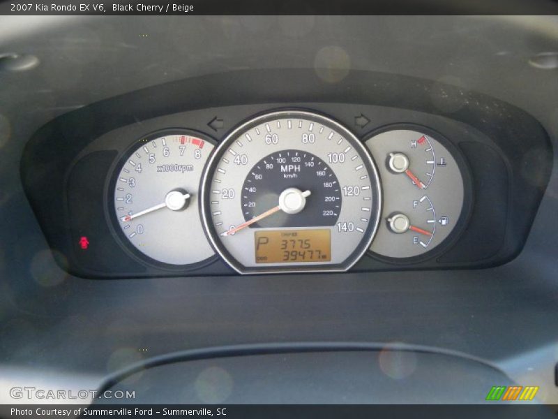 Black Cherry / Beige 2007 Kia Rondo EX V6