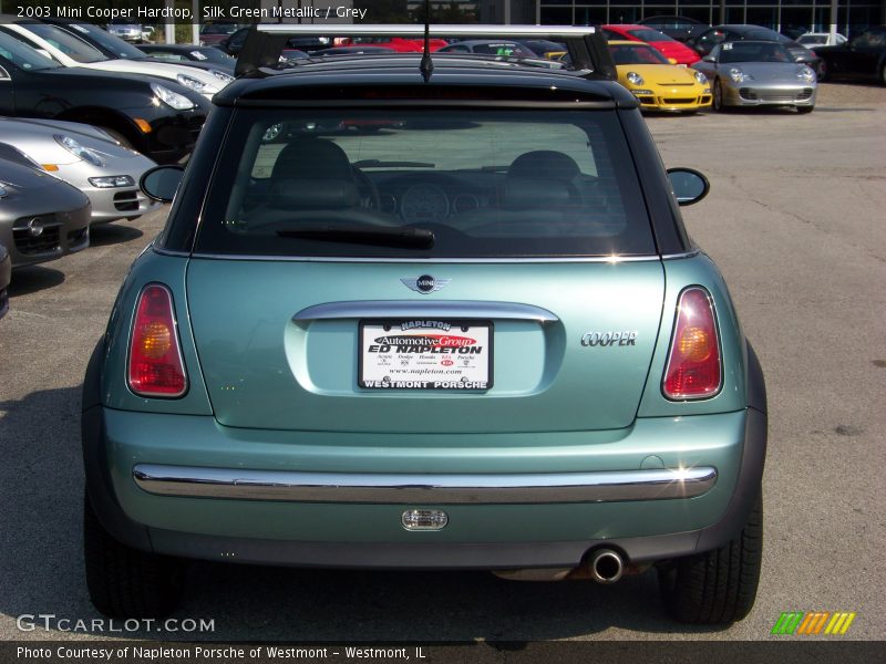 Silk Green Metallic / Grey 2003 Mini Cooper Hardtop