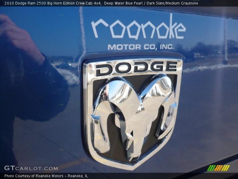 Deep Water Blue Pearl / Dark Slate/Medium Graystone 2010 Dodge Ram 2500 Big Horn Edition Crew Cab 4x4