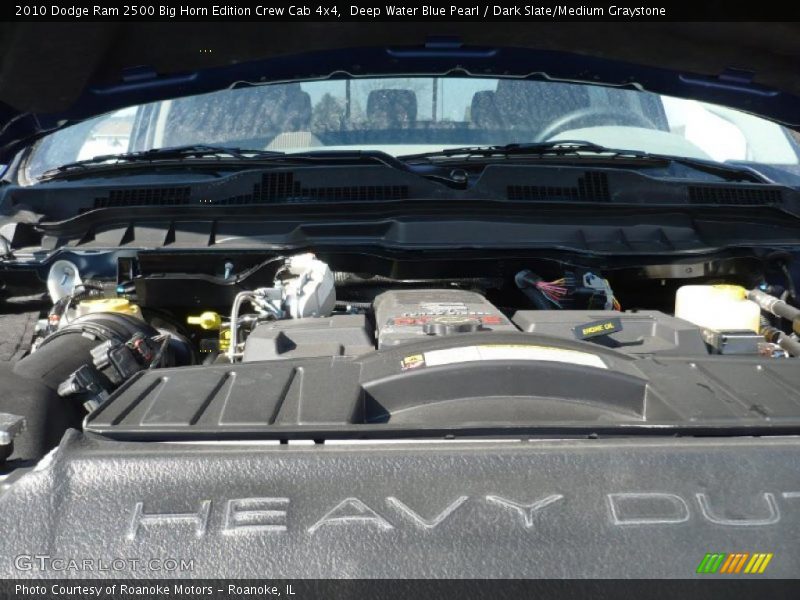 Deep Water Blue Pearl / Dark Slate/Medium Graystone 2010 Dodge Ram 2500 Big Horn Edition Crew Cab 4x4