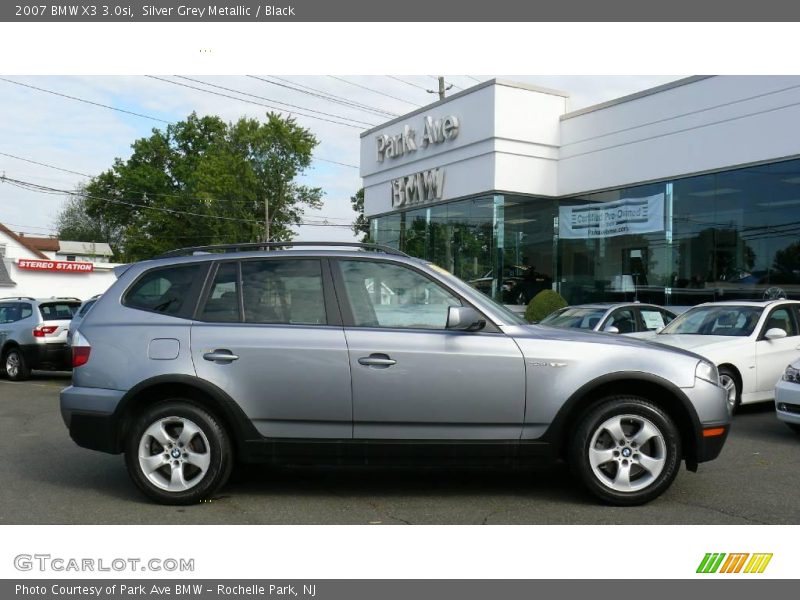 Silver Grey Metallic / Black 2007 BMW X3 3.0si